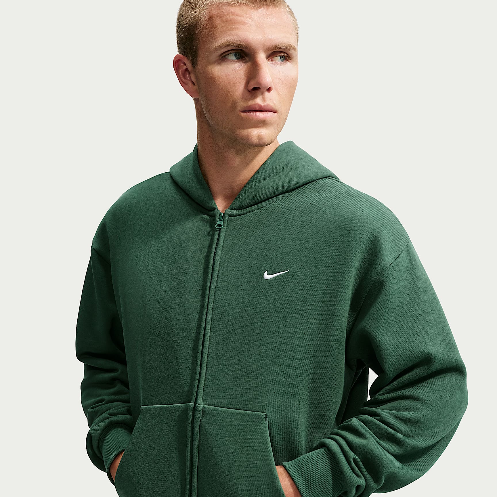 Nike Solo Fleece Men's Full-Zip Hoodie. Nike.com